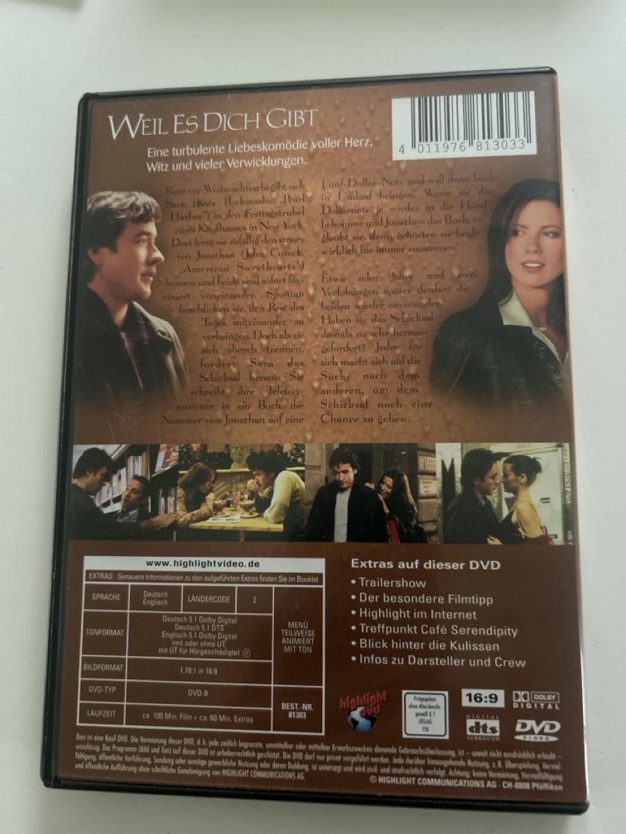 Tutti i DVDs: DVD: Weil es Dich gibt – Usato da Worben venduto da AlliaB 1