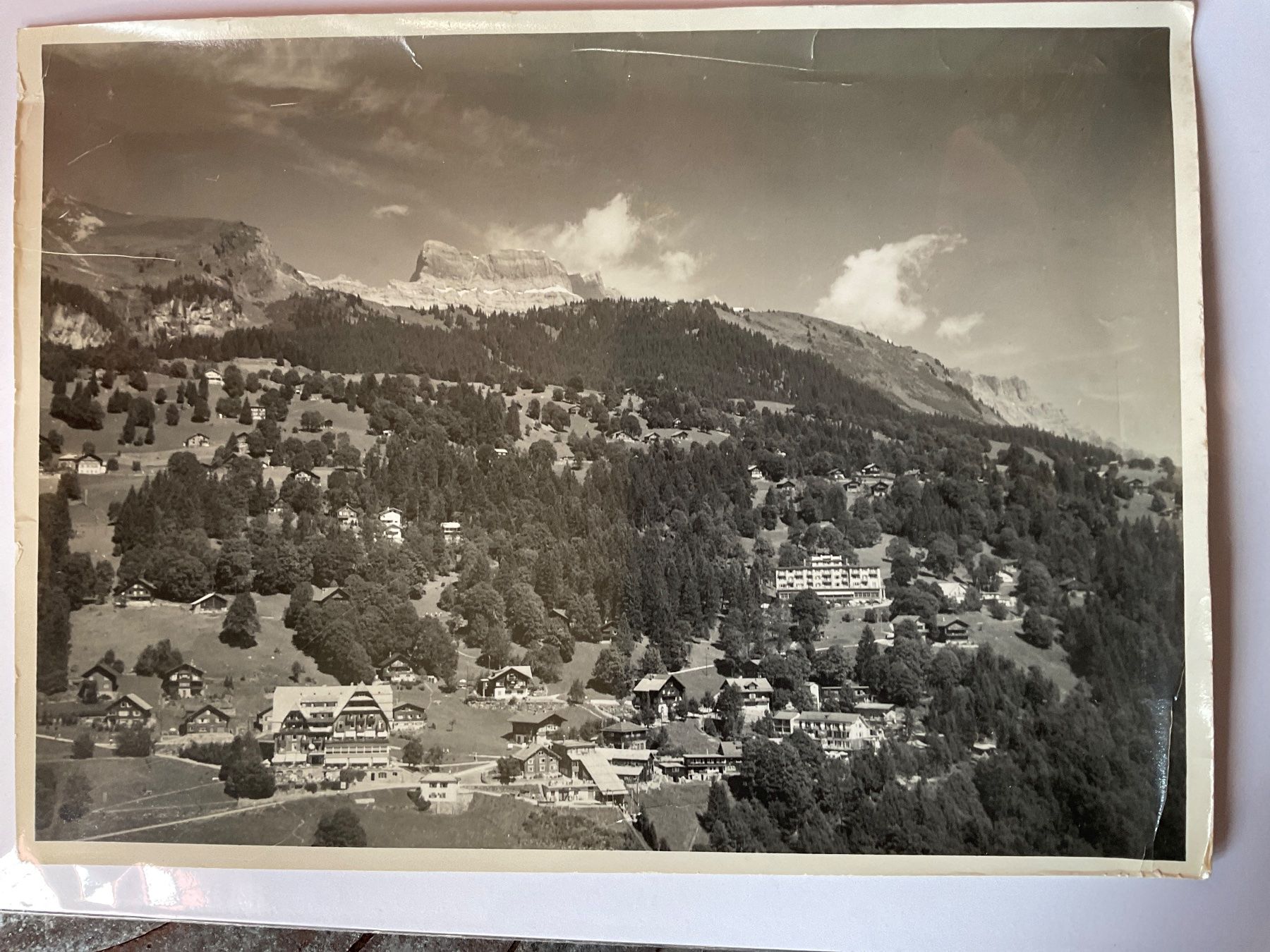 Cartoline postali: Luftaufnahme Braunwald, 1948 – Usato da Tecknau venduto da bleilaus