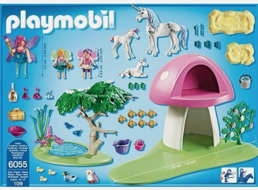 Playmobil 6055 Fairies Feen Elfen Pilz Haus Einhorn (D'occasion) à