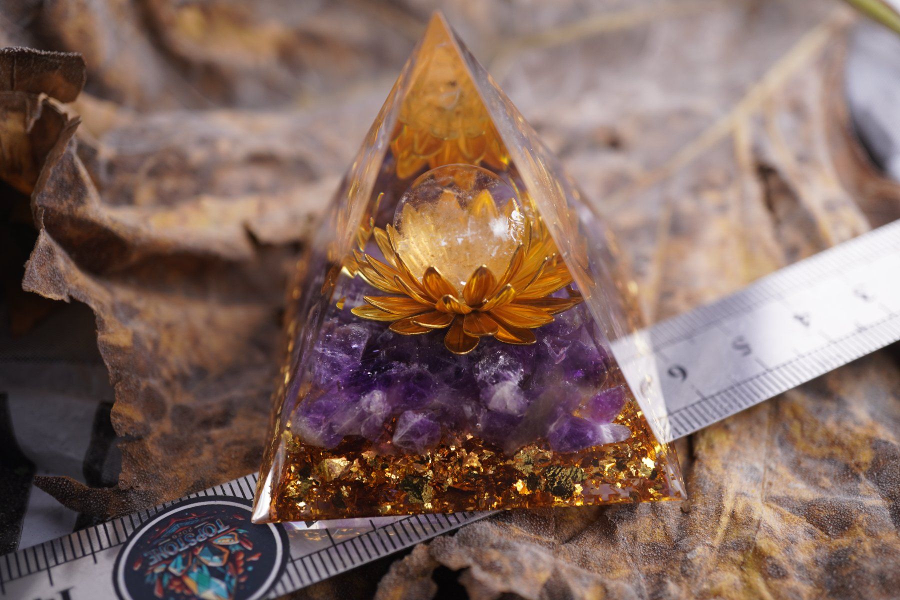 Minerali & Pietre curative: Orgonit Pyramide Amethyst   Räumung    (1) – Nuovo e nell'imballaggio originale da Eschenbach SG venduto da topstone 9