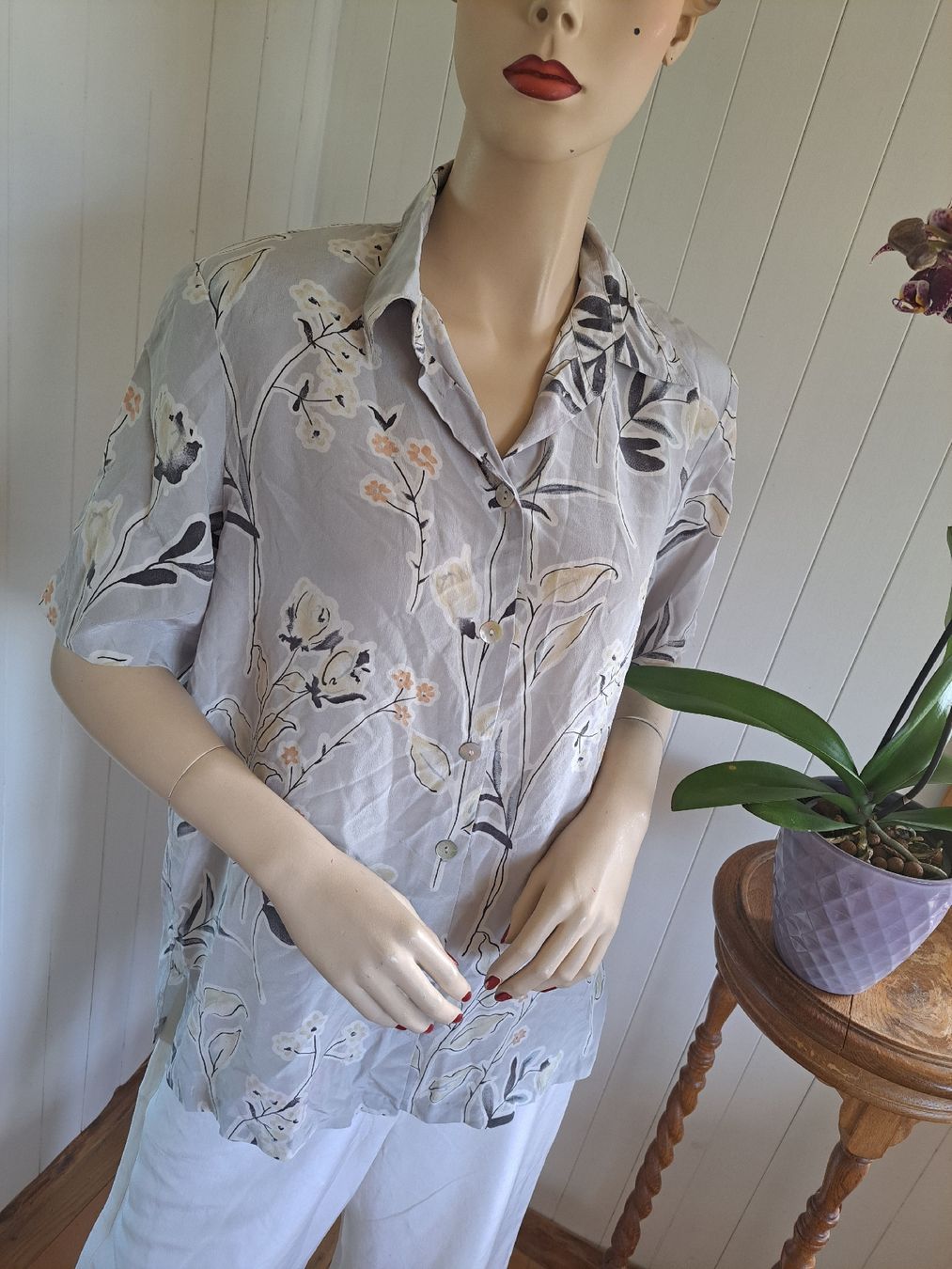 Peter Hahn Camicette: PETER HAHN EXCLUSIVE Seidenbluse Bluse 40 M Sommerbluse – Usato da Mollis venduto da Fauchi99 3