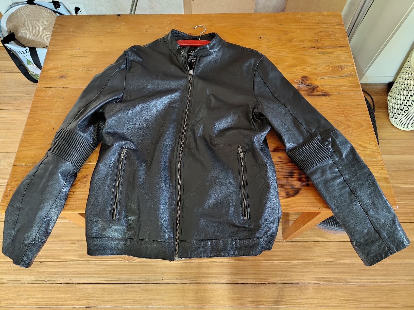 Jack & Jones Giacche: Lederjacke Ziegenleder – Usato da Aarburg venduto da Froschix 2