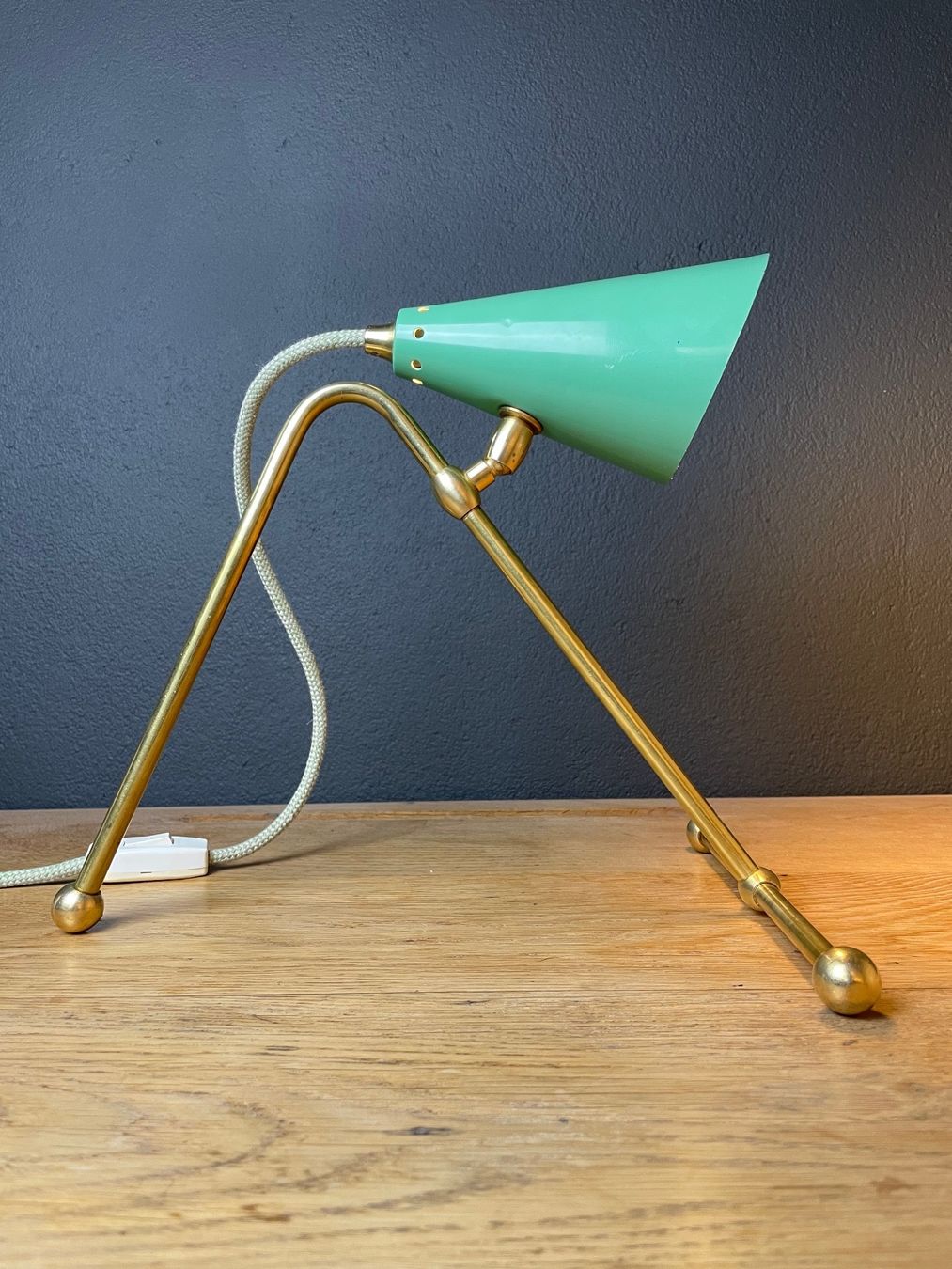 Lampen: “Harlequin” table lamp/tischlampe – Gebraucht aus Genthod von lightyear63