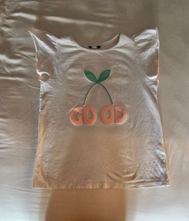 Mädchen T-Shirt Okaidi Kirschen Print Grösse 152cm