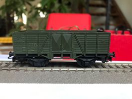 kleinbahn hochbordwagen grün der ÖBB