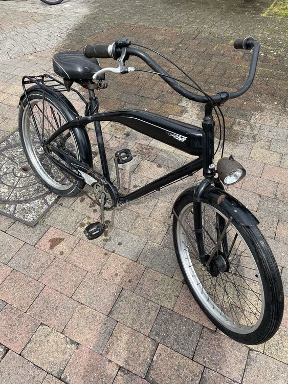 e-Bike Pedelec Cruiser Herren Fahrrad Beachcruiser Chopper Basman