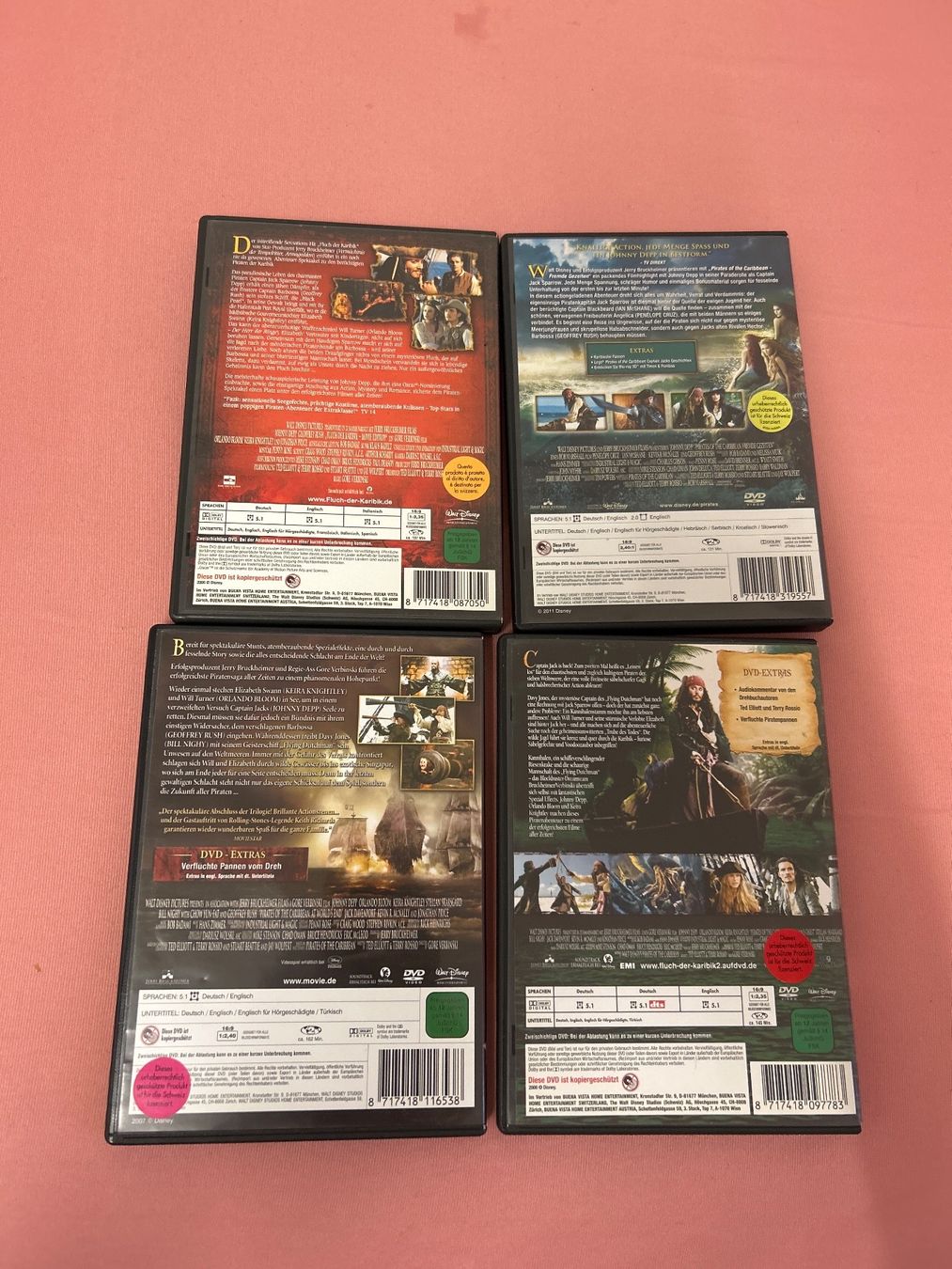 Tutti i DVDs: Pirates of the Caribbean – Usato da Urdorf venduto da 2msa2 1