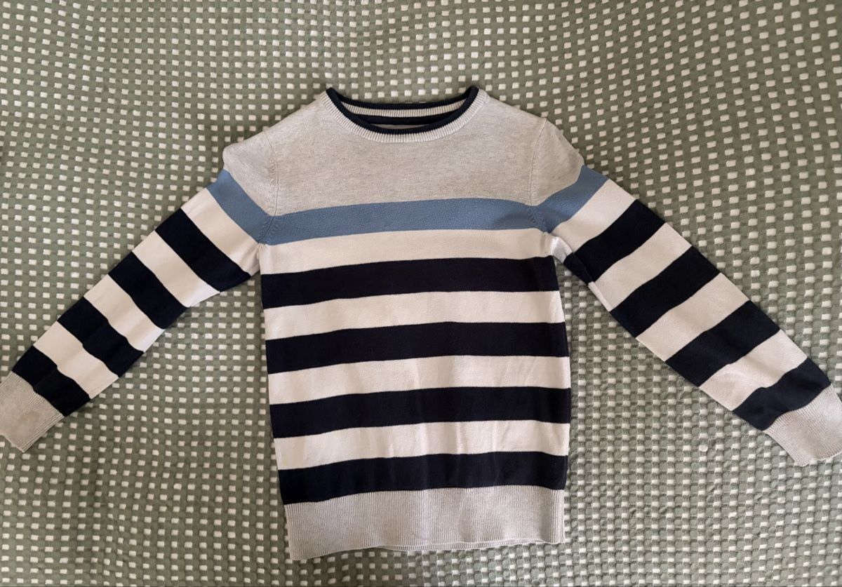 H&M Maglioni & Felpe: H&M Pullover, Gr. 122/128 gestreift  – Usato da Thun venduto da Spiga-Wenger