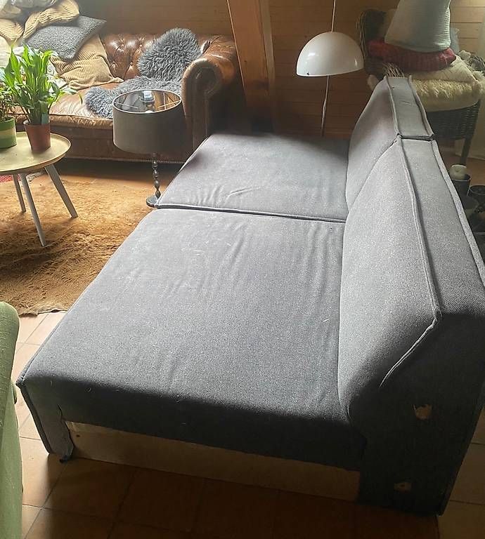 Divani: Graues Bigsofa ohne Kissen – Usato da Gansingen venduto da Brindeli 1