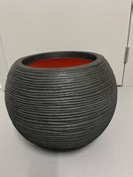 Pflanzentopf Kunststoff schwarz, 2 Stück