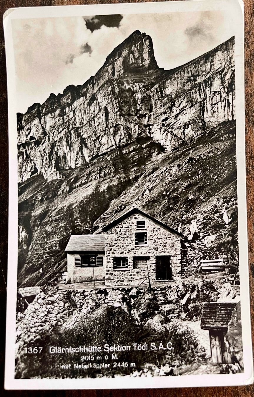 Cartoline postali: AK:  Glärnischhütte Sektion Tödi – Usato da Lutry venduto da Ediego