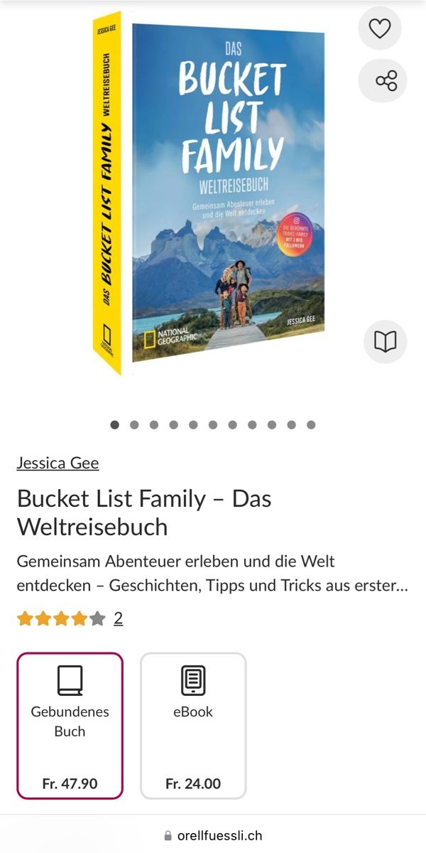 Libri: Bucket List Family – Usato da Oberentfelden venduto da Kammervogel 7