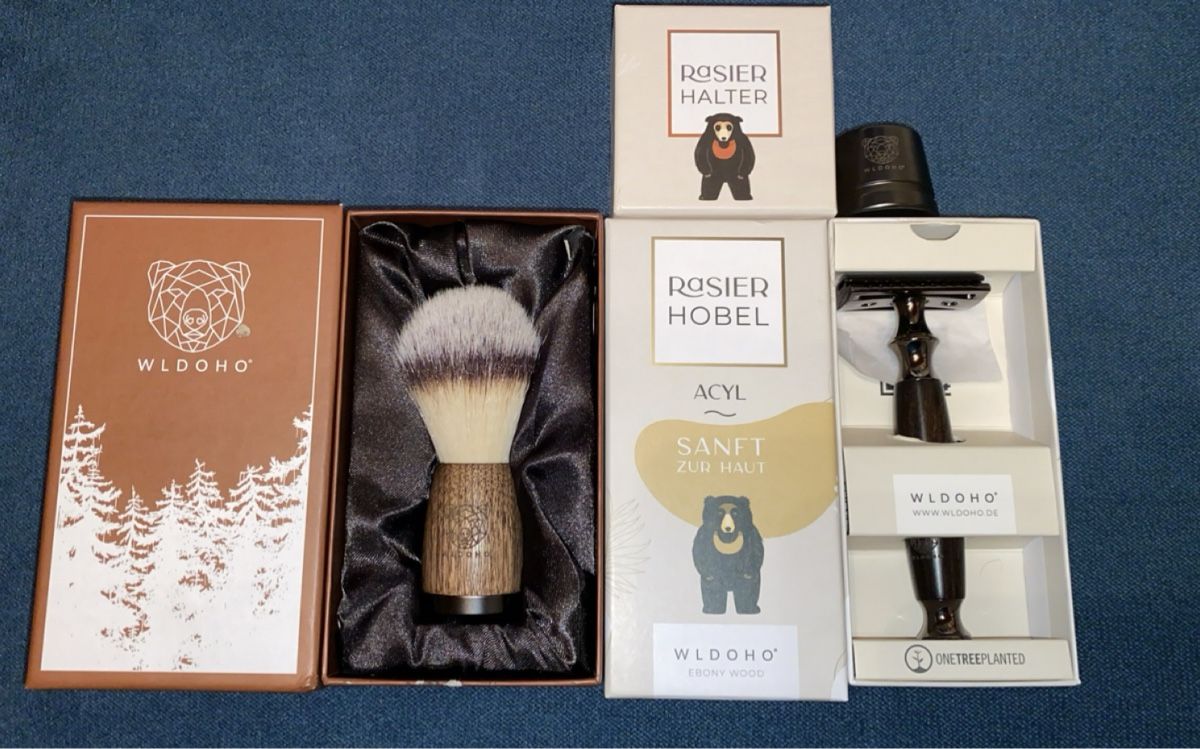 Rasoi & Lamette da barba: Wldoho Rasierset zu verkaufen – Nuovo e nell'imballaggio originale da Langrickenbach venduto da Cat.Felix