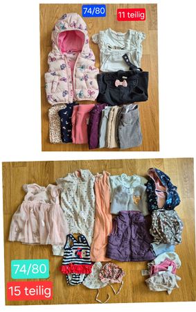 Kleiderpaket Mädchen Grösse 74 80 26 Teile