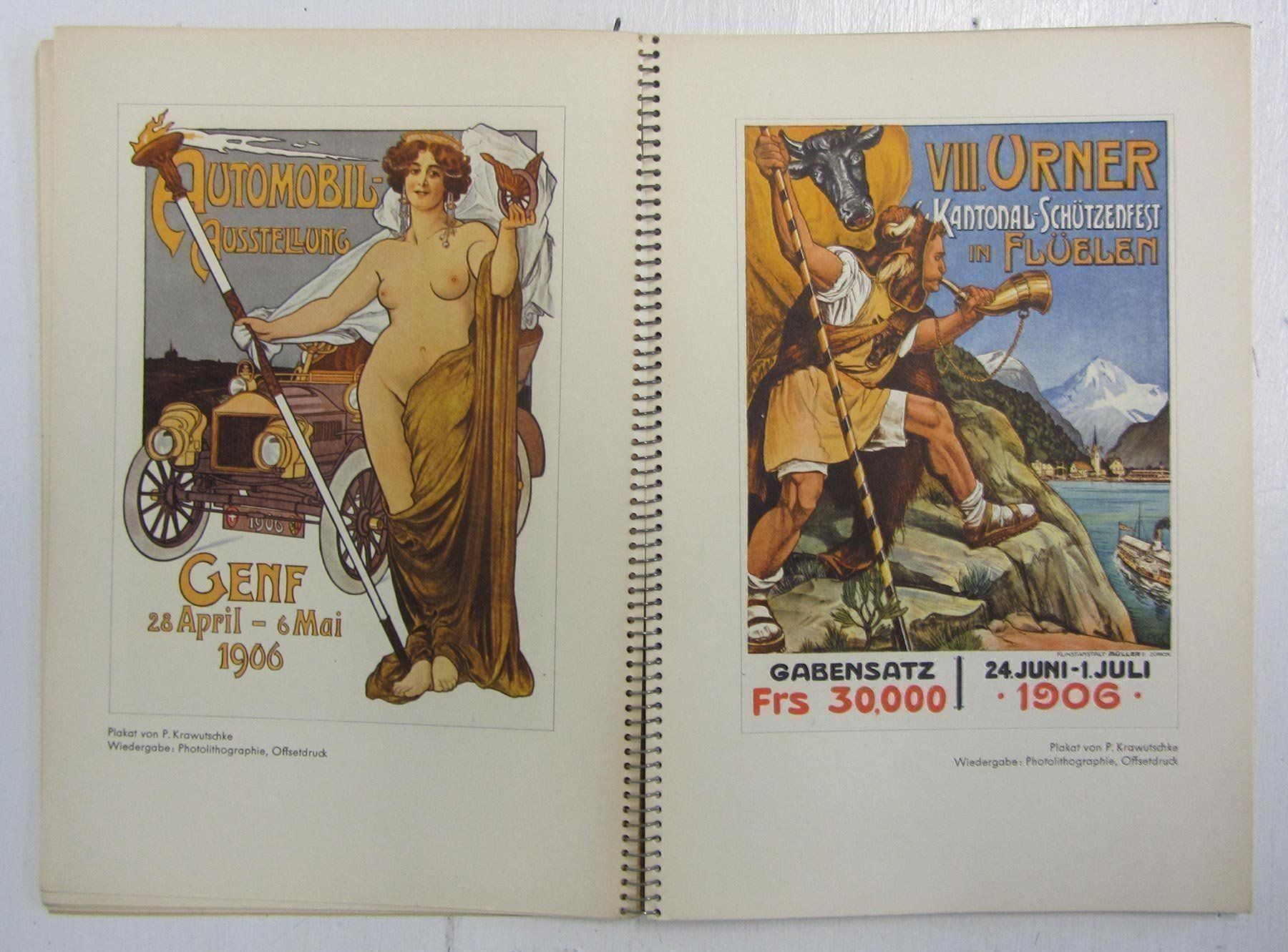 Foto & Immagini: J.C.Müller Lithografie Plakate selten – Usato da Lützelflüh-Goldb venduto da fluidum 2