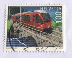 Nr.1350 mit Stempel 2010 100 jahre Berninalinie Sondermarken