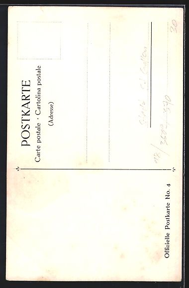 Cartoline postali: St. Gallen, 57. Eidgenössisches Turnfes – Usato da Berlin venduto da bartko-reher 1
