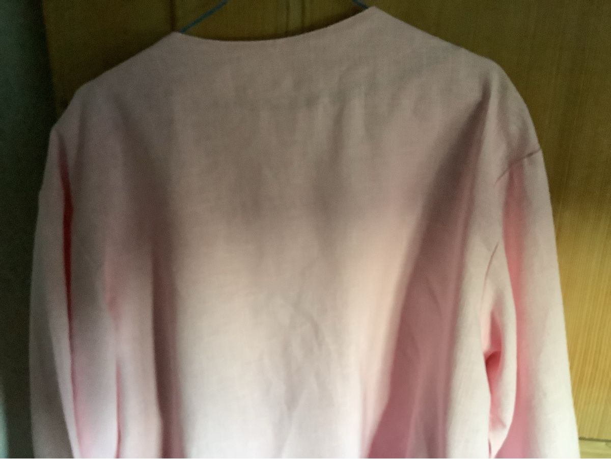 Giacche: Rosa Leinenjacke mit passendem Top – Usato da Buch SH venduto da bri_hpp2 4
