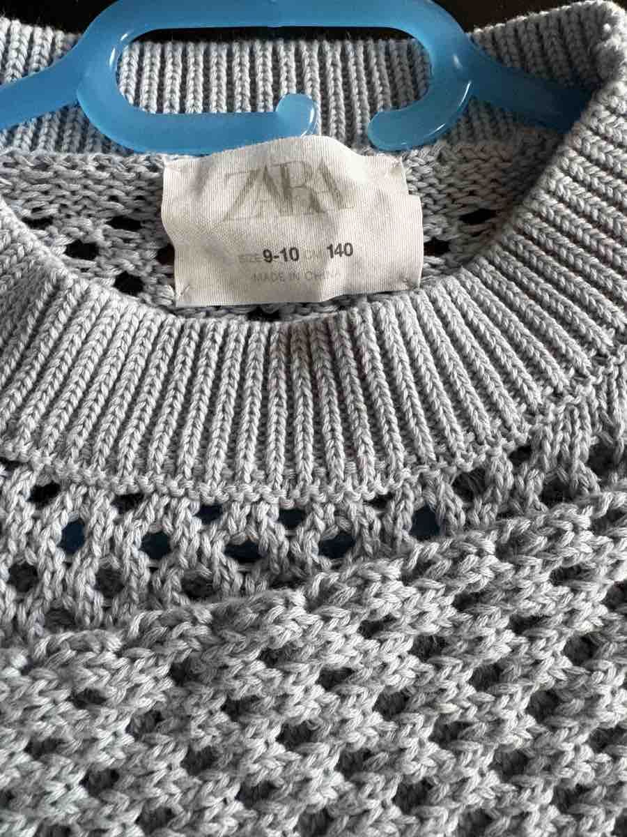 Zara Maglioni & Felpe: Zara Netz-Pullover in Hellblau Grösse 140 bzw. S – Nuovo (secondo la descrizione) da Zürich venduto da ivanab02 7
