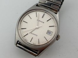 Vintage EDOX Herrenuhr läuft / montre pour homme
