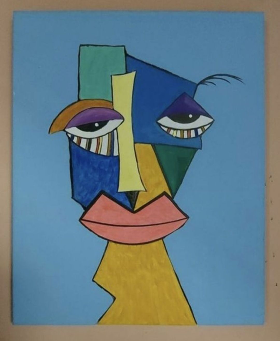 Dipinti: Gemälde " Der innere Blick" handmade 40×50 – Nuovo (secondo la descrizione) da Riehen venduto da Steinbock1970