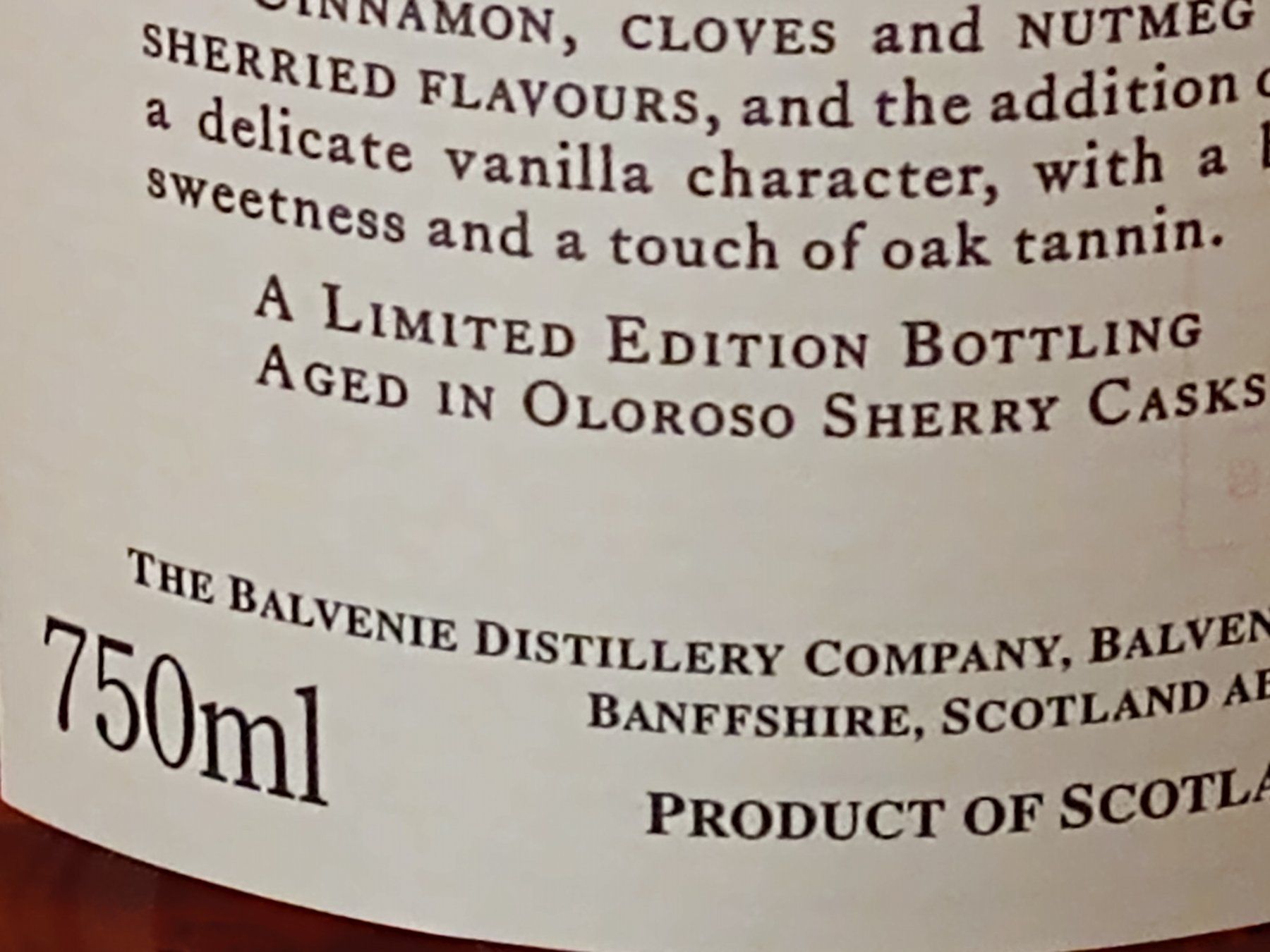 Balvenie Bevande alcoliche: Balvenie Sherry Oak 17 Years – Nuovo e nell'imballaggio originale da Spiez venduto da egonolsen 2