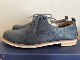 Caprice Damen Schuhe Leder blau Gr. 40/ Chaussures cuir bleu