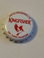 Kingfisher Bierdeckel/Kronkorken RAJASTAN , Indien