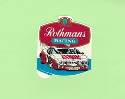 Aufkleber/Sticker; Rothmans Racing, BMW M1