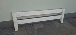 Holzbett Flexa Seitenwand 118cm. weiss lackiert. Top Zustand