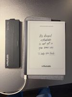 reMarkable 2 Set mit Marker Plus und Book Folio grau