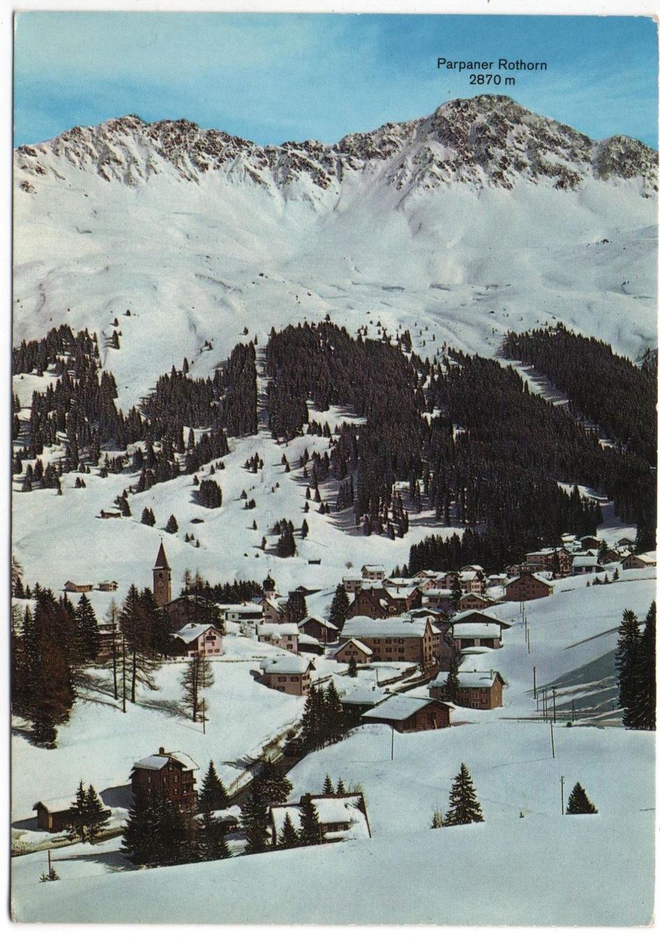 Cartes postales: PARPAN mit Parpaner Rothorn – D'occasion à Jona par philajona