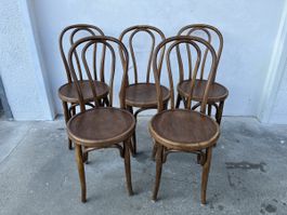 5 Bistro Stühle Beizenstühle Stil Thonet Horgen Glarus