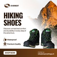 Wanderschuhe Everest Jungen Schwarz Gruen Grösse 34