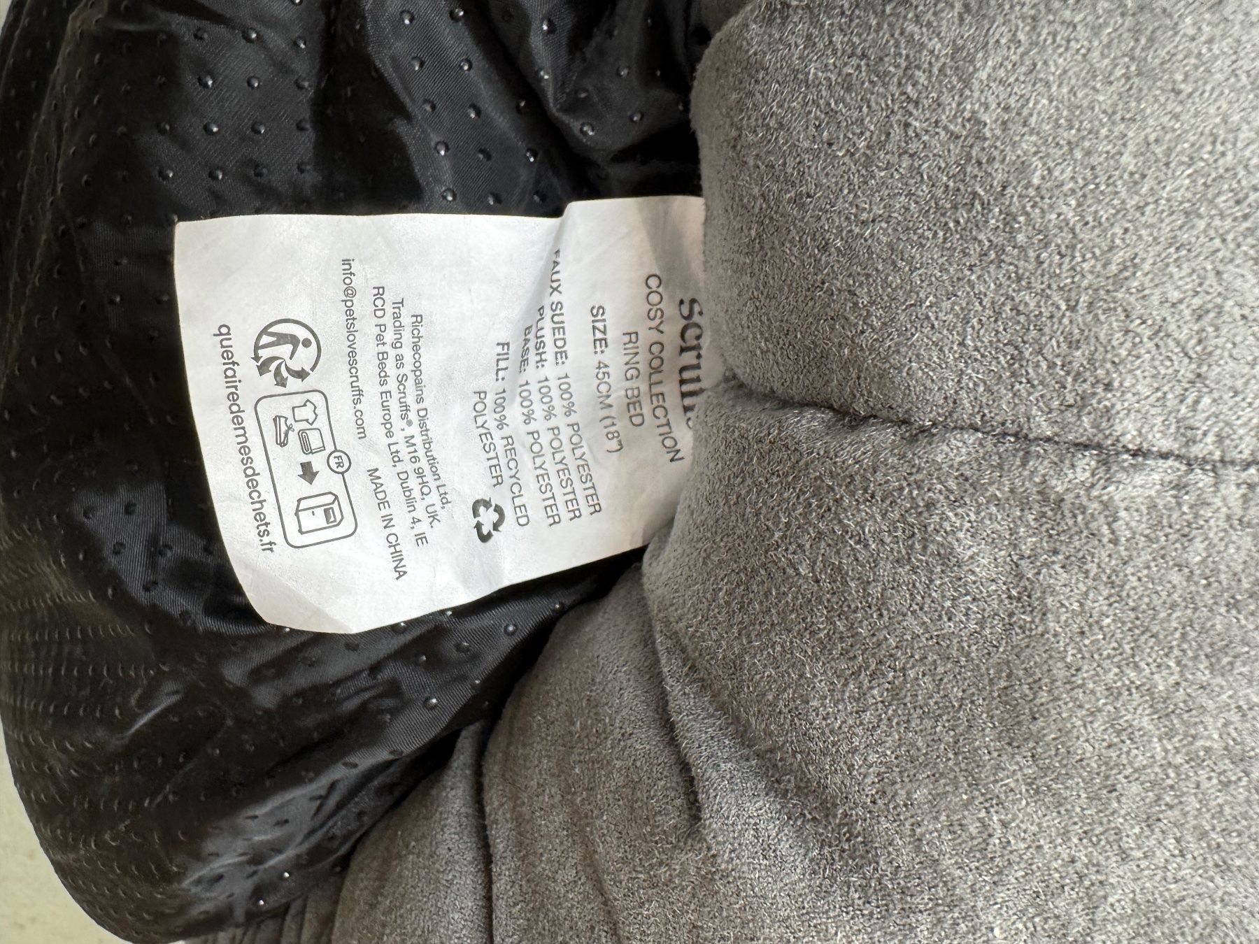 Cucce & Letti: Katzen- Hundebett, Grau, Durchmesser 45cm – Usato da Beckenried venduto da chef3945 2