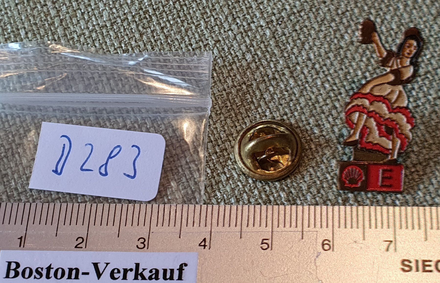 Placchette & Badge: D283 - Pin SHELL E Spanien – Usato da Reinach BL venduto da Boston-Verkauf 2