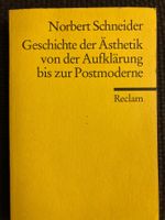 Geschichte der Ästhetik von der Aufklärung bis Postmoderne
