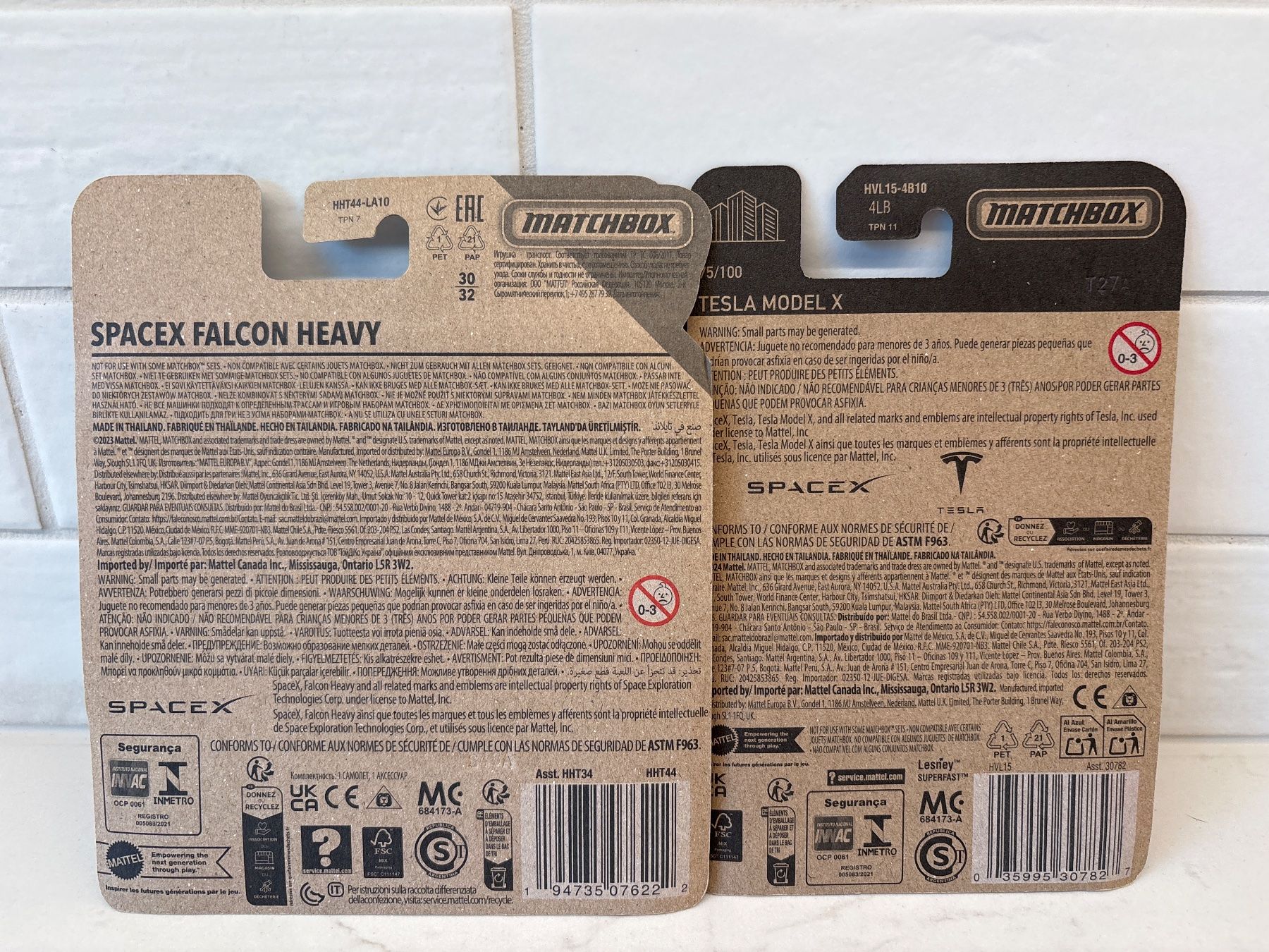 Matchbox Modellini d'auto: Matchbox Space X Tesla Model X & Falcon 9 Rocket! – Nuovo e nell'imballaggio originale da Gollion venduto da Hampton 3