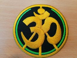 Aufnäher OHM schwarz-gelb-grün