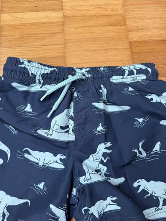 Badehose H&M Dinosaurier blau Gr. 98/104 gut