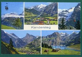 Kandersteg, Mehrbilderkarte, 1967, gelaufen