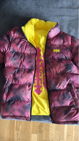 Helly Hansen Wendejacke rot gelb neuwertiger Zustand