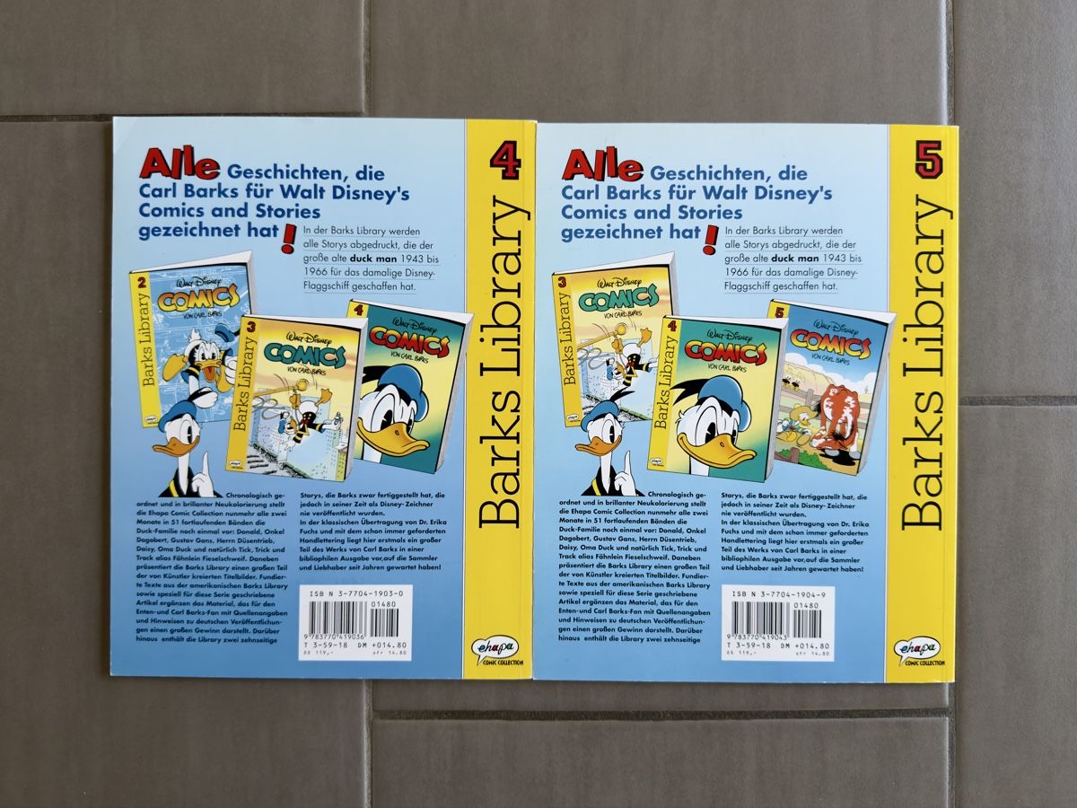 Fumetti: 2x Comics Barks Library (Walt Disney) – Usato da Büetigen venduto da Naschle 1