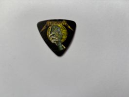 Gitarre Plektrum Pick vom Metallica Konzert in Zürich