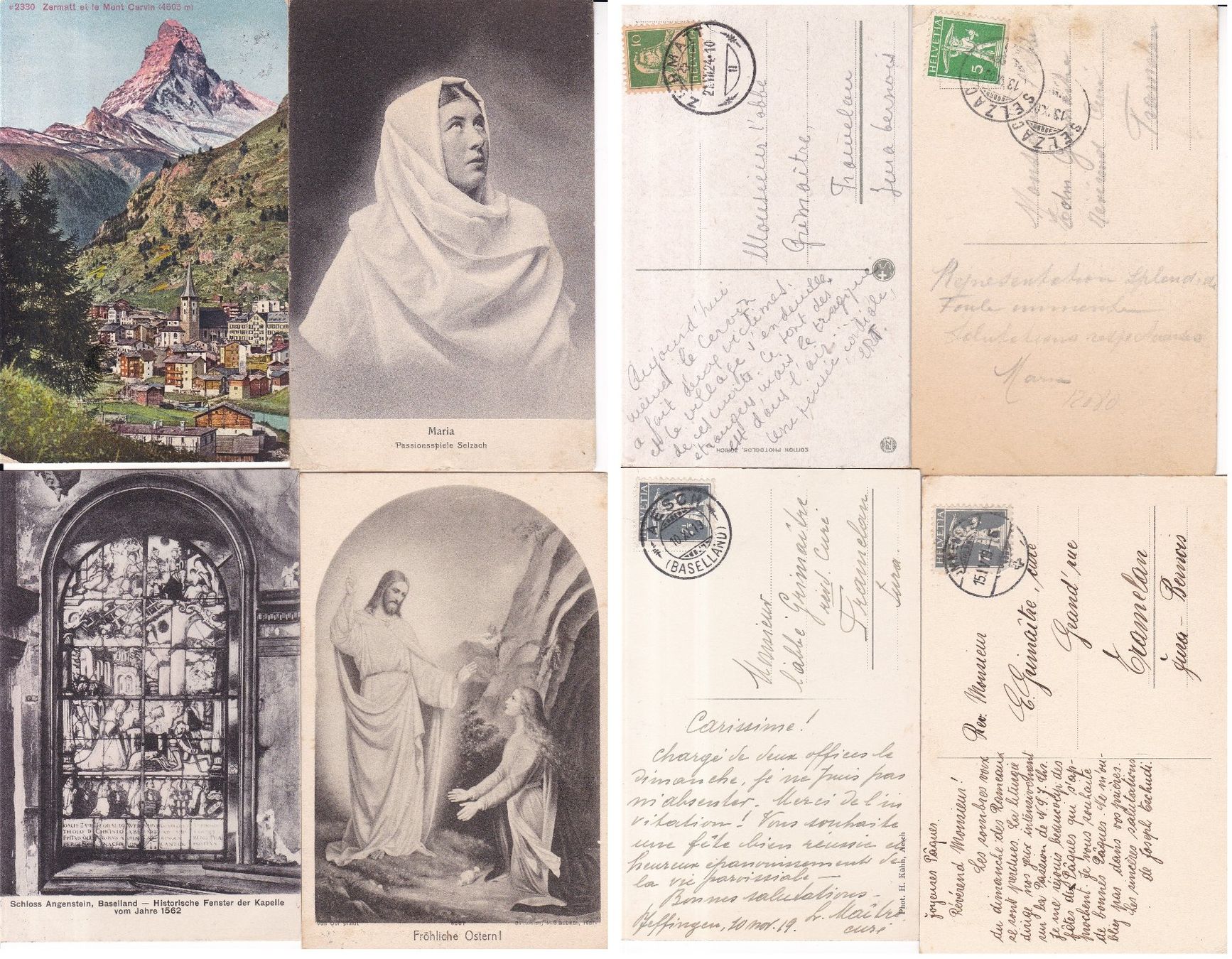 Cartoline postali: 25 Stk. Alte CH Ansichtskarten, Postkarten – Usato da Münchwilen AG venduto da Nesar 2