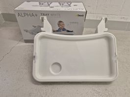 Hauck Alpha Tray 3in1 Essbrett/Tablet weiss