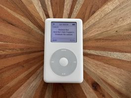 Apple iPod Classic 4 monochrom XXL Akku und 128GB SD