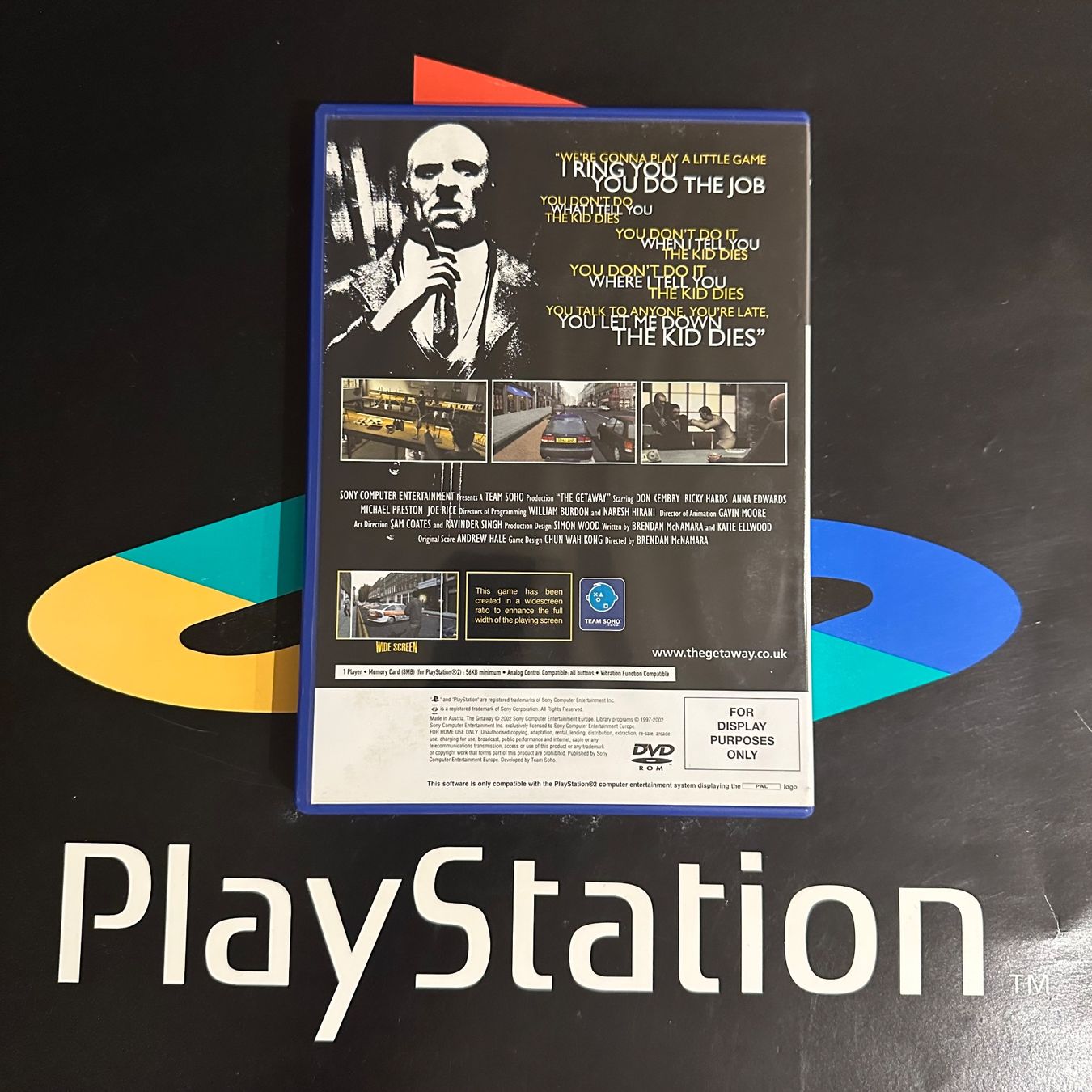Sony Giochi: The Getaway PlayStation PS2 Promo – Usato da Kestenholz venduto da Mad18 1