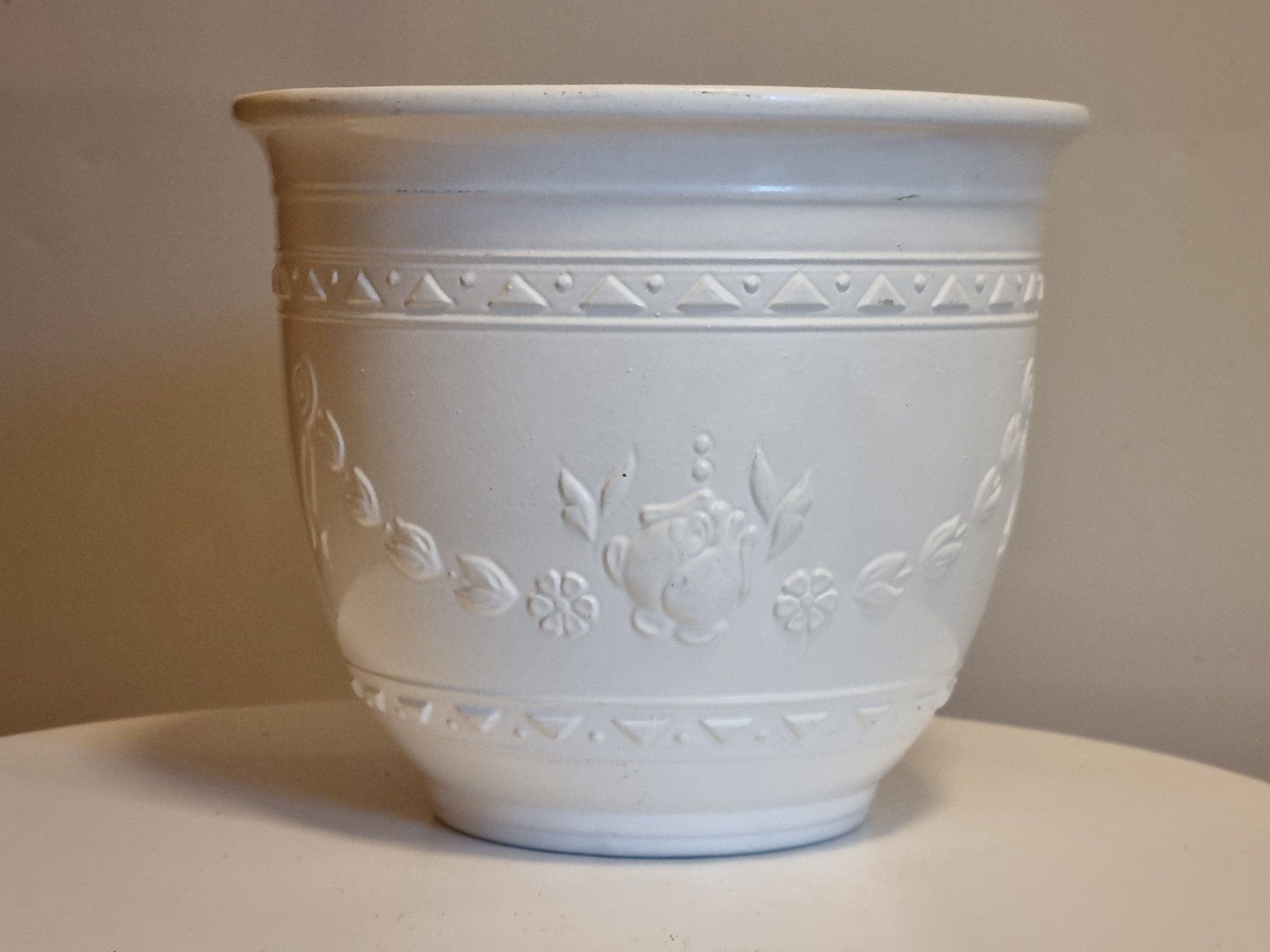 Vasi per fiori: Vintage Blumentopf / Übertopf Scheurich, W. Germany, Reliefd – Usato da Scharnachtal venduto da devin03 1
