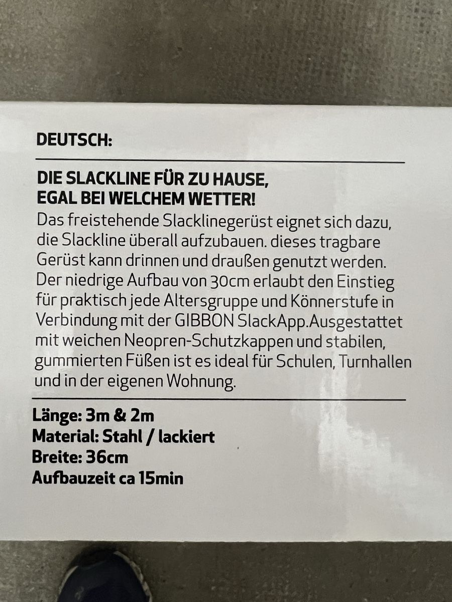 Ancore: Gibbon Slackrack Classic - Slackline Set – Usato da Basel venduto da Kasodra 6